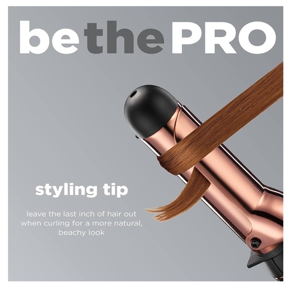 INFINITIPRO BY CONAIR Rose Gold Titanium 1 1/2-Inch Curling Iron - Picture 5 of 12